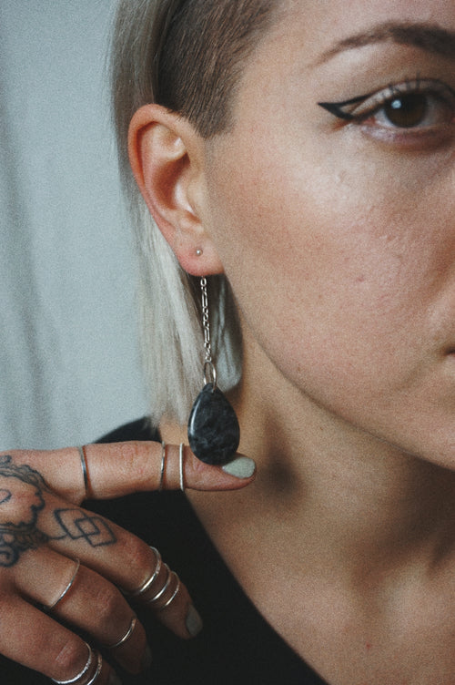 YEMAYA'S TEARS EARRING SET